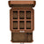 Rothwell 6 Slot Watch Box With Valet Drawer (Tan / Brown)