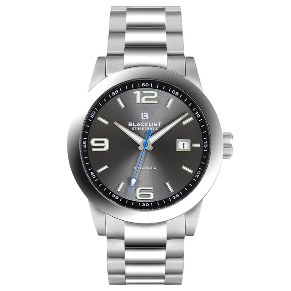 GREY SUNRAY - STEEL - Blacklist Watches