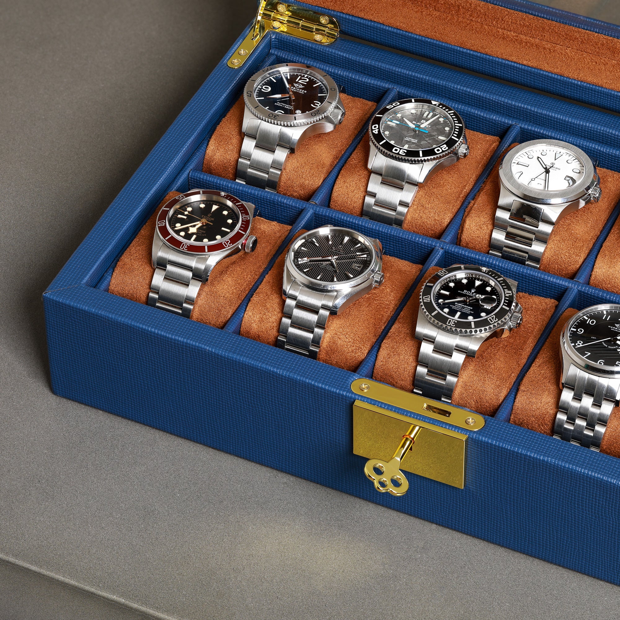 10 Slot Military Watch Box