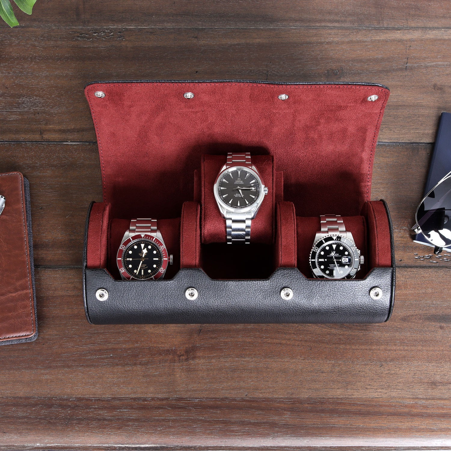 3 watch roll best sale