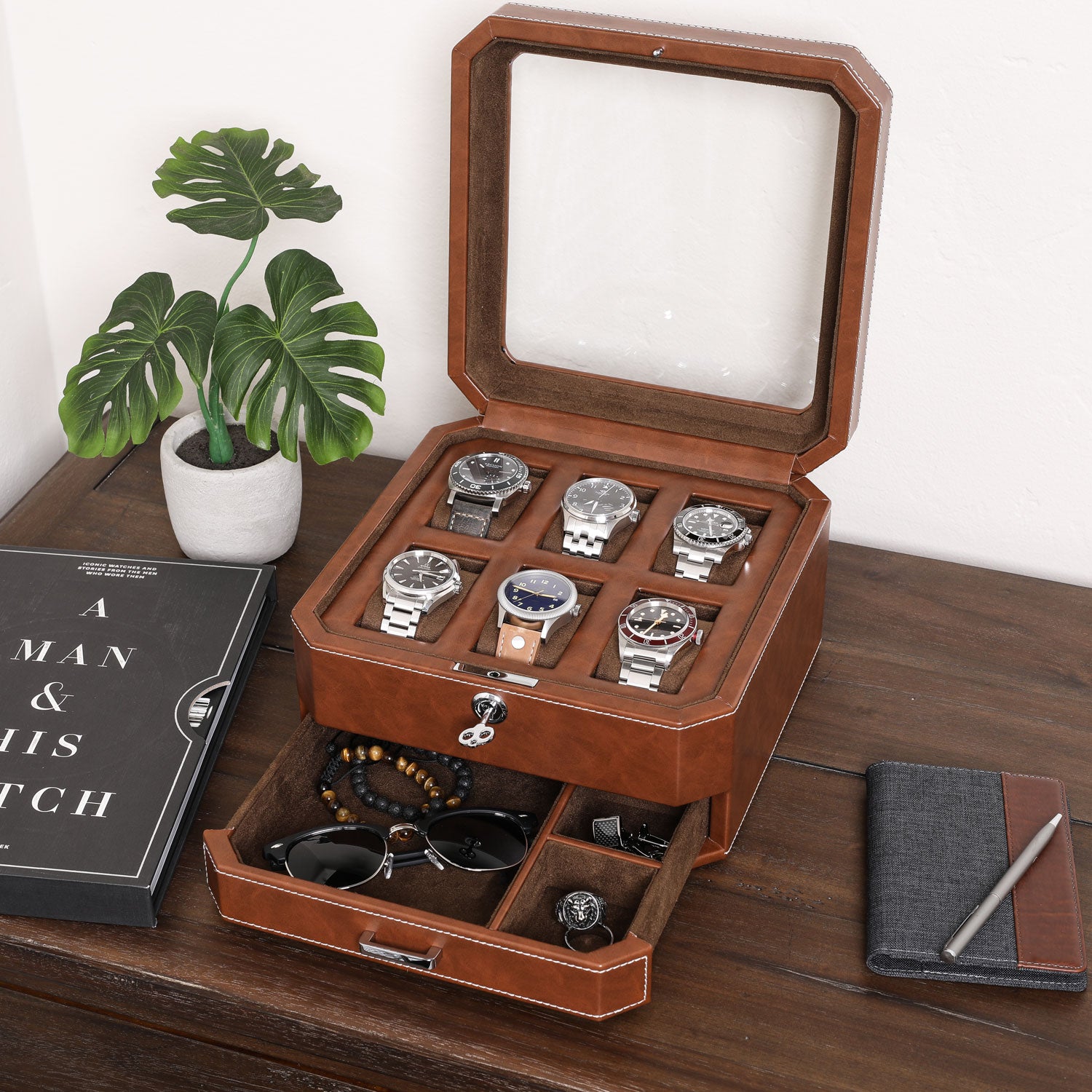 Leather Watch Cases & Watch Boxes